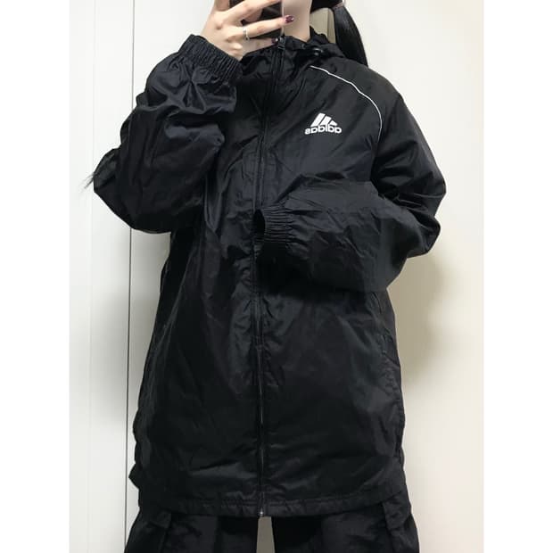 아디다스 트레이닝 바람막이 S