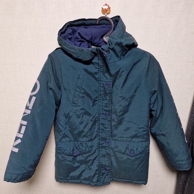 겐조 21fw 아동용 덕다운 이중패딩 8세용