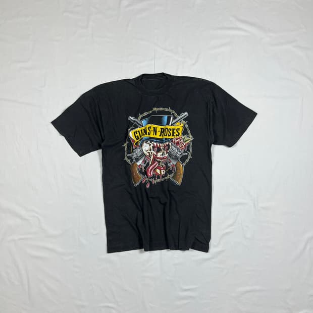 90‘s 90년도 건즈앤로지스 guns n roses 밴드 반팔티