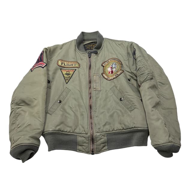 U.S. Air Force MA-1 패치 커스텀 플라이트 자켓