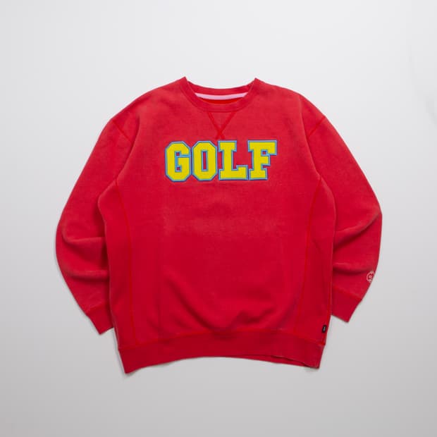 2013 골프왕 골프 컬리지 크루 스웻셔츠