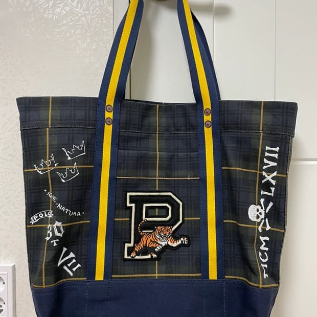 폴로 체크 토드백