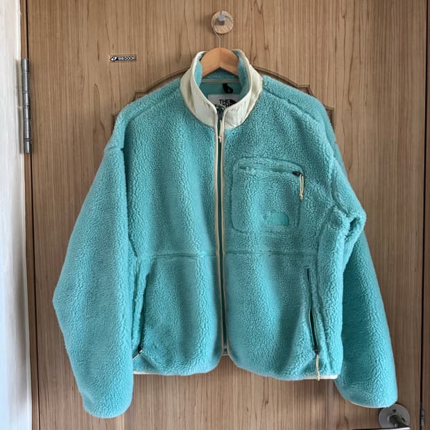 노스페이스 민트 후리스