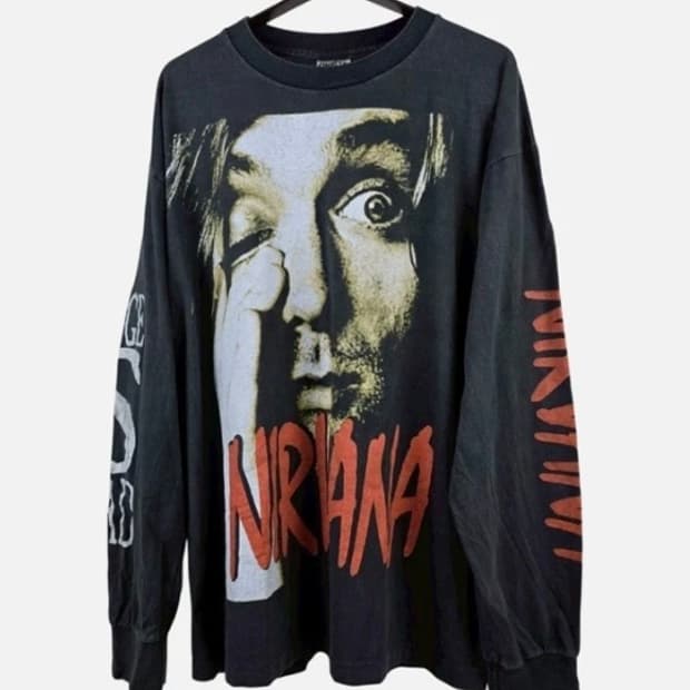 (rep) 빈티지 너바나 롱슬리브 b