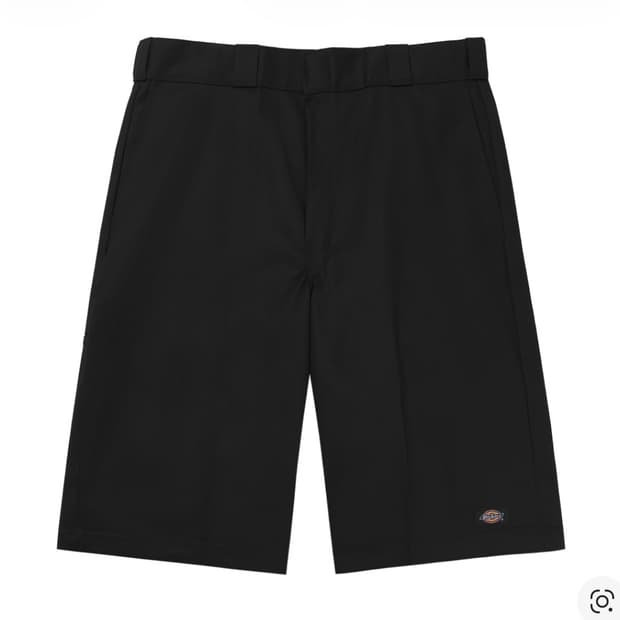 디키즈 루즈핏 13인치 플랫 프런트 워크쇼츠 블랙