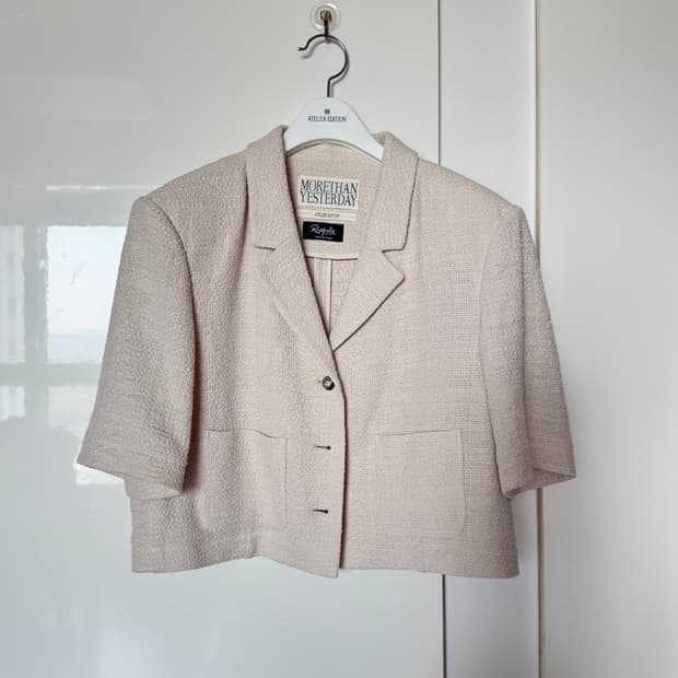 아뜰리에에디션 트위드자켓