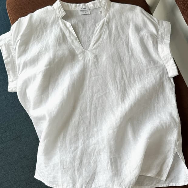 Linen wide design shirt