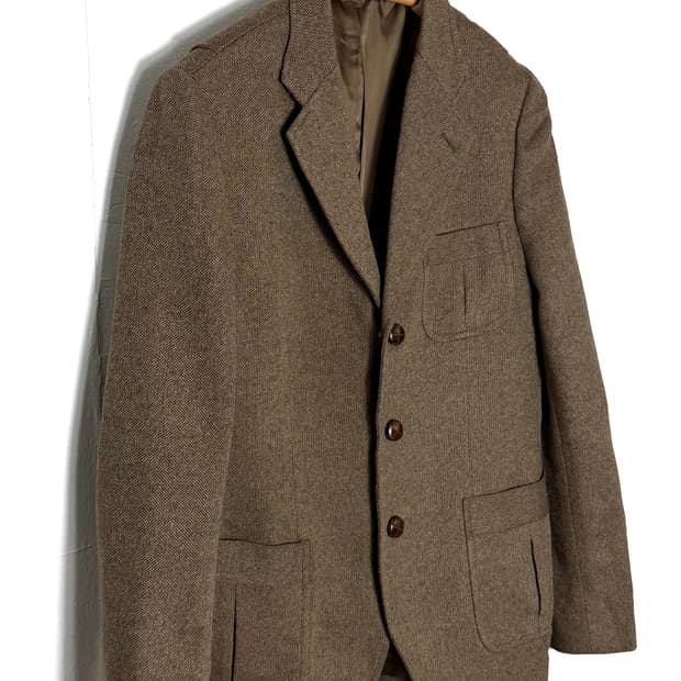 폴로자켓 폴로셔츠 헤링본자켓 랄뽕 폴로헤링본