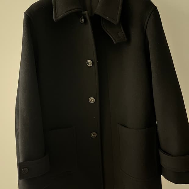 쿠어 벨란디 캐시미어 블렌드 하프 코트 (m)