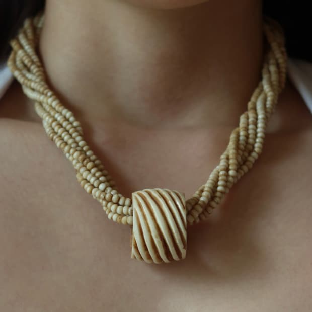 ivory ring necklace