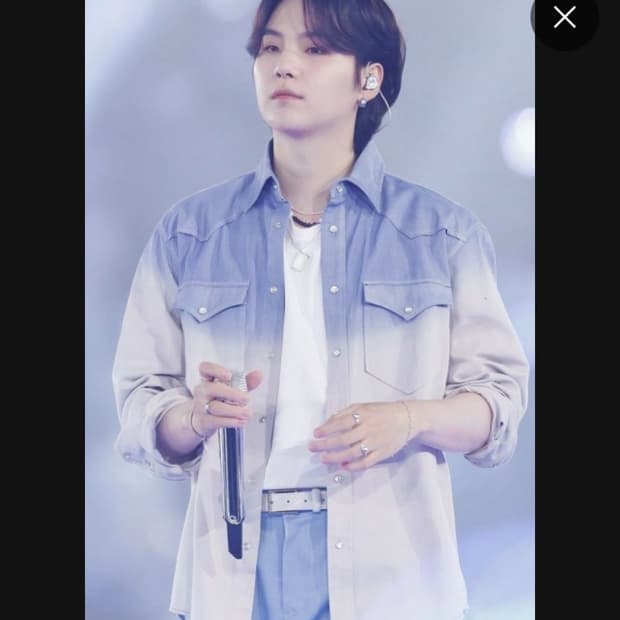 이자벨마랑 레이어드 컬러 셔츠