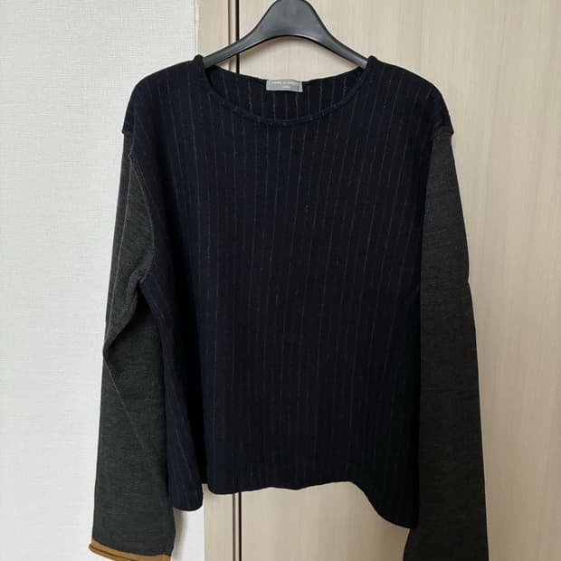 꼼데가르송 옴므 스트라이프 니트