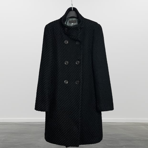 CROLLA 더블 울 코트 