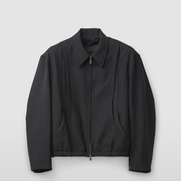 쿠어 울 블루종 (블랙) L