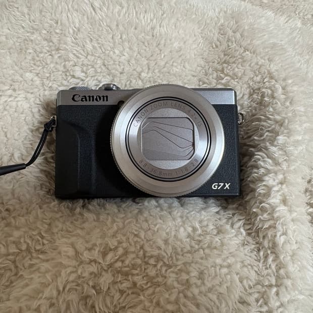 캐논 g7xmark3 실버 새상품