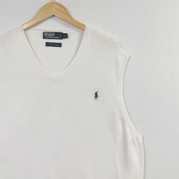 Xxl 폴로 피마코튼 니트 조끼