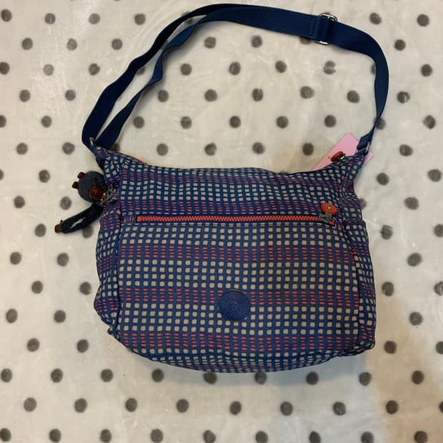 키플링 패턴 크로스백