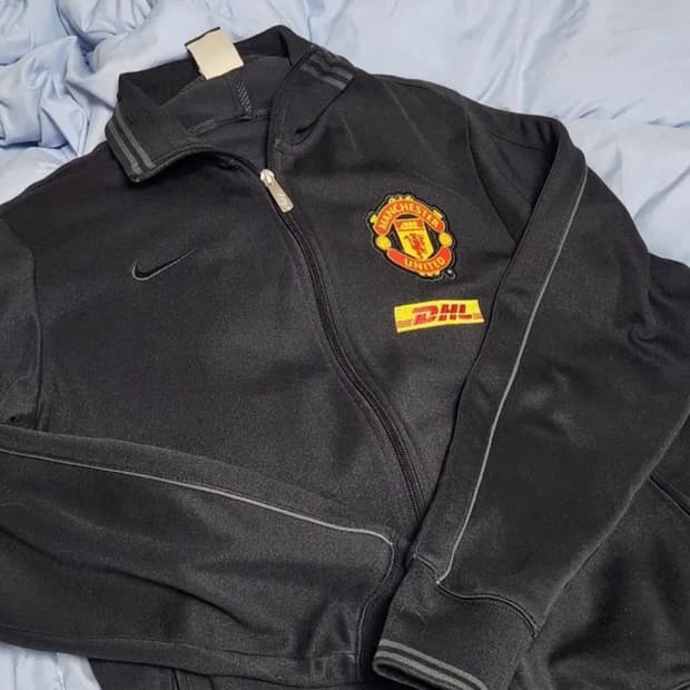 나이키 맨체스터 유나이티드 트랙탑 블랙 XL