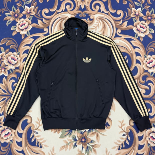 (M)아디다스 Adidas 파이어버드 트랙탑 져지(블랙,검금)