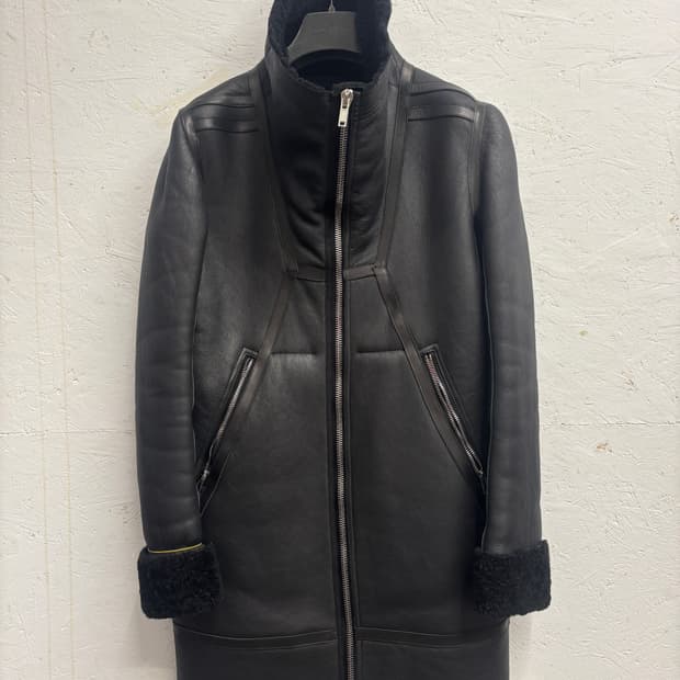 릭오웬스 양털 무스탕 