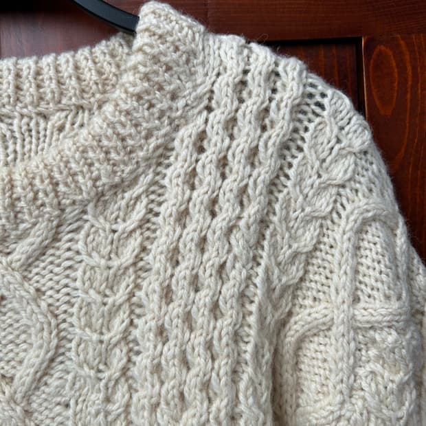 핸드메이드 묵직니트