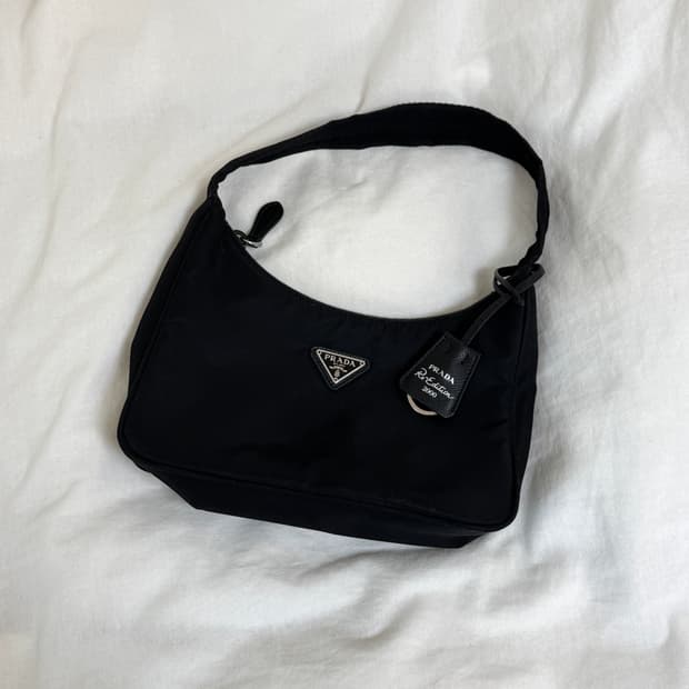 프라다) 리에디션 2000 호보백 블랙