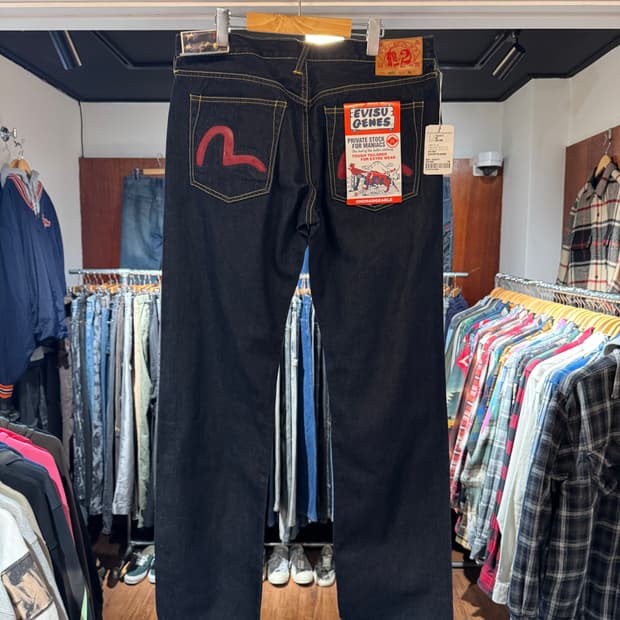 에비수 NO2 셀비지 데님팬츠 새상품 36