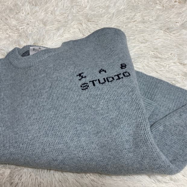 아이앱 스튜디오 니트 스틸블루 L