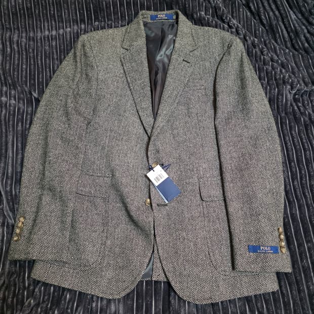 폴로 포르투갈메이드 헤링본자켓  L