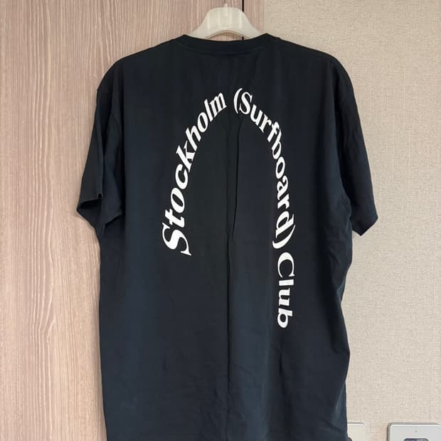 [스톡홀름서프보드클럽]오가닉 코튼 숏슬리브_블랙(2xl)