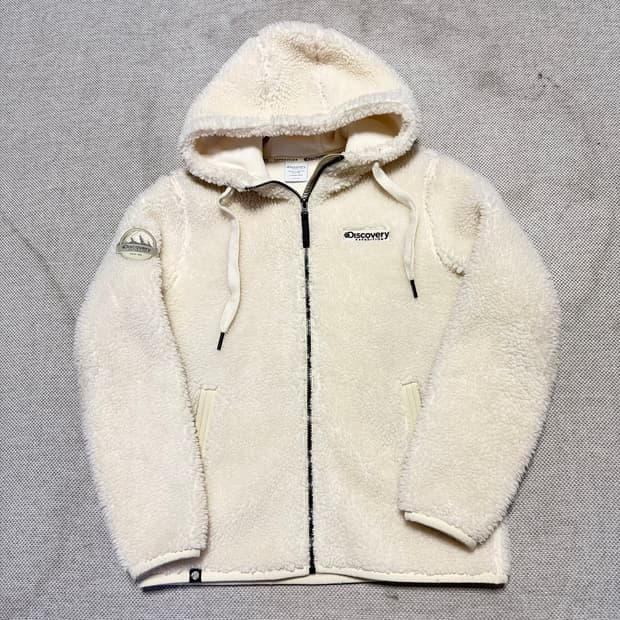 디스커버리 플리스 후드집업