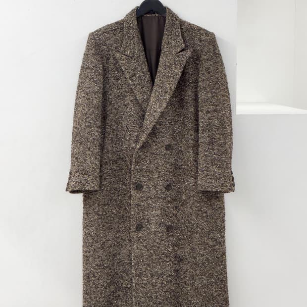 울 트위드 코트