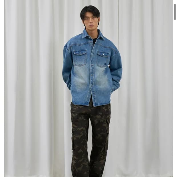 파르티멘토 웨스턴 데님 셔켓 (L)