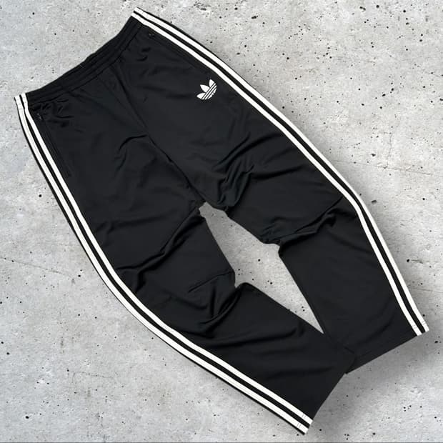 [110] 14s 아디다스 파이어버드 삼선 트레이닝 바지 블랙