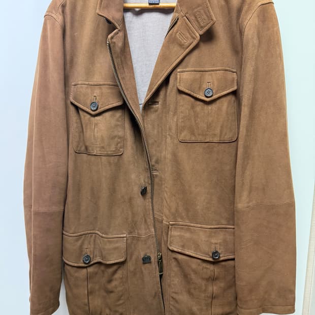 브룩스 브라더스 스웨이드 헌팅자켓