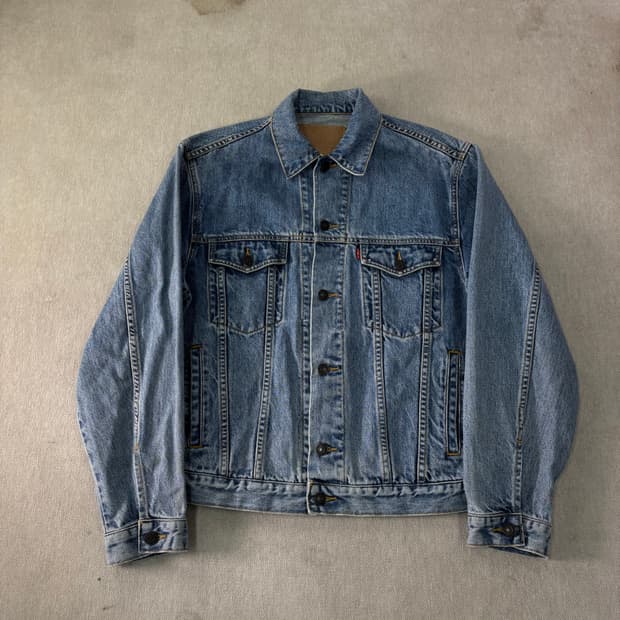 100 리바이스 90s 70507-0389 데님 트러커 자켓
