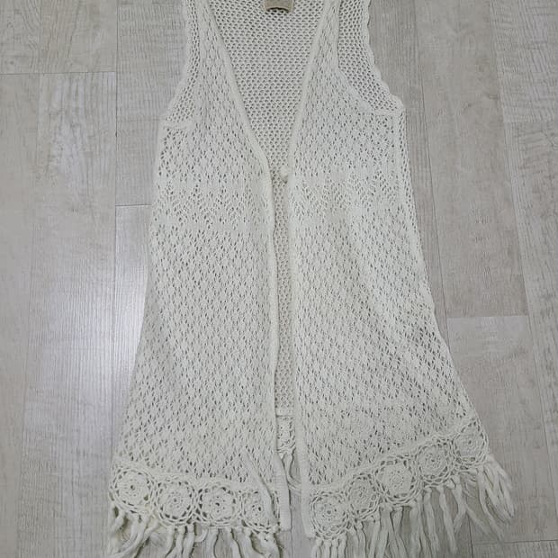 크로쉐 레이어드 니트 베스트