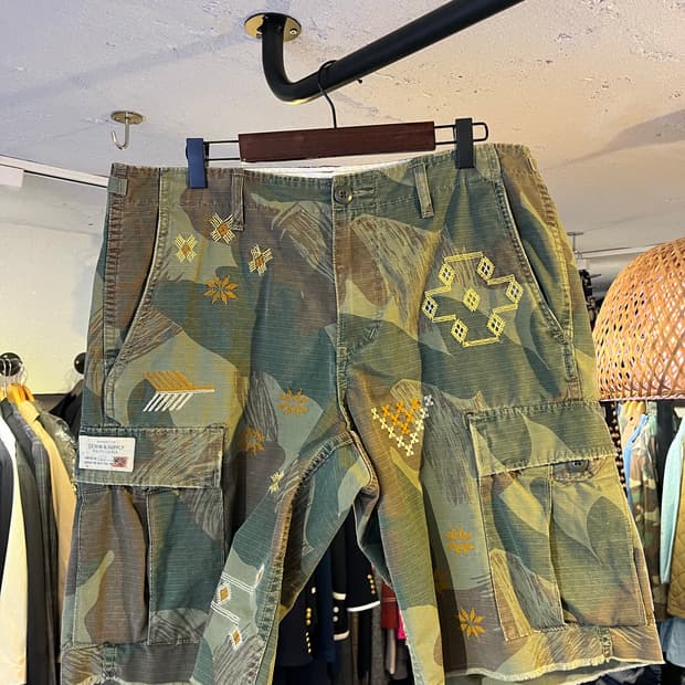 데님앤서플라이 카고 쇼츠