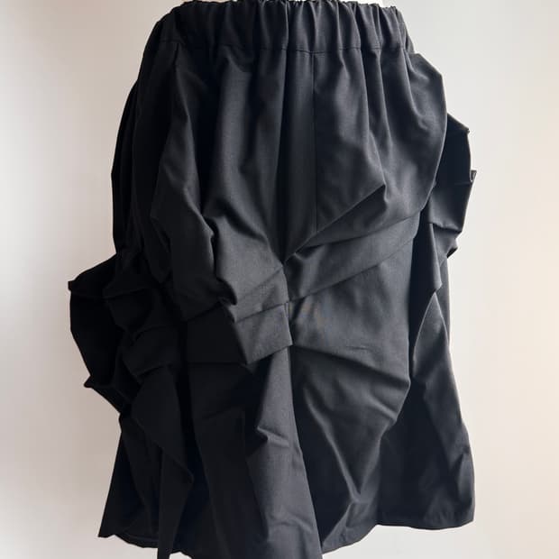Noir Kei Ninomiya 아방가르드 비정형 러플 팬츠 s 