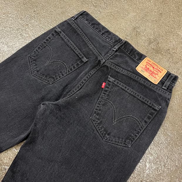 80s Levis550 히코리 데님 팬츠 (31”)