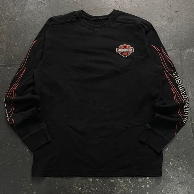 105 할리데이비슨 플레임 롱슬리브