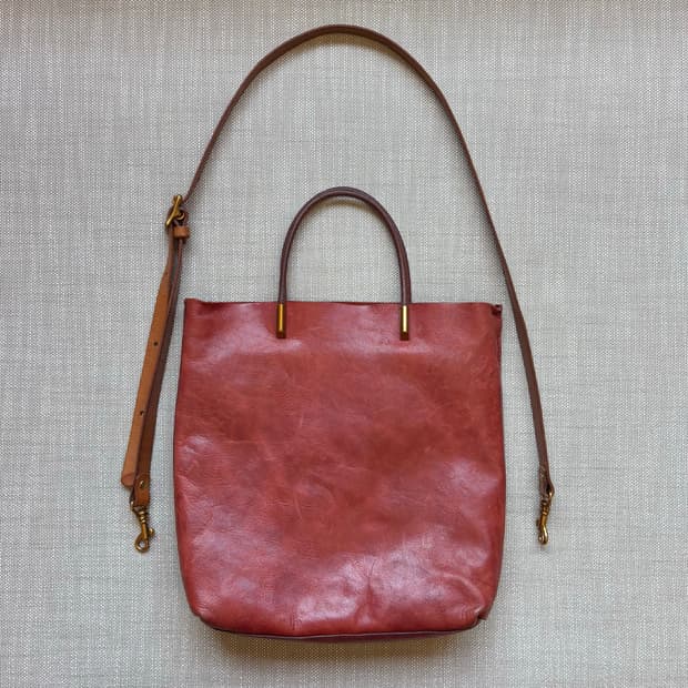 [RED] SOULS BAG 천연 소가죽 워싱 누보 쇼핑 토트백