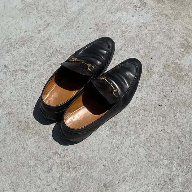 : [GUCCI] Jordan Leather Horsebit Loafer