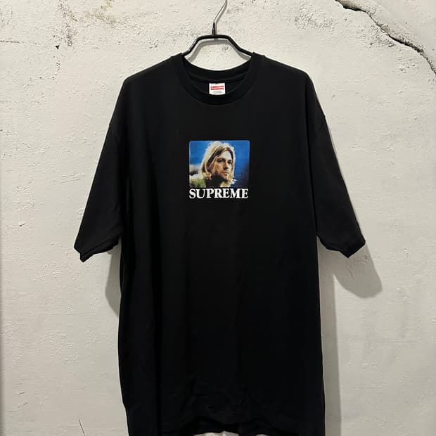 슈프림 커트 코베인 티셔츠 블랙 - 23SS