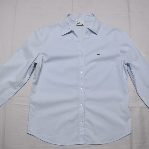 라코스테 여성 라이트 블루 셔츠 100 사이즈