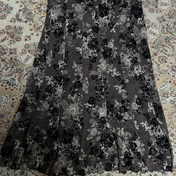 Japenese vintage 오리엔탈스커트 페어리스커트 뮤트톤 대장급