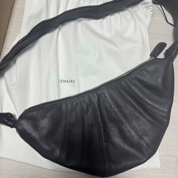 르메르 크루아상백 미디움 블랙(소가죽)