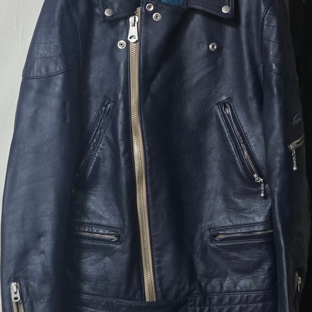 Yohji Yamamoto pour homme leather jacket