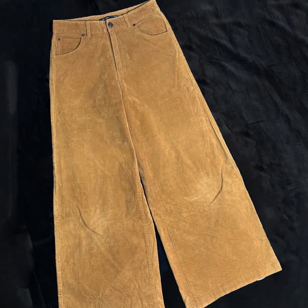 일본빈티지 Bershka 코듀로이 와이드 팬츠