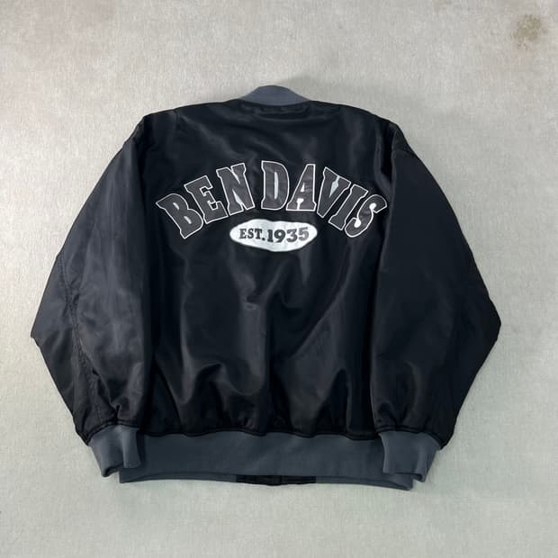 105 벤데이비스 올드스쿨 나일론 바시티 자켓